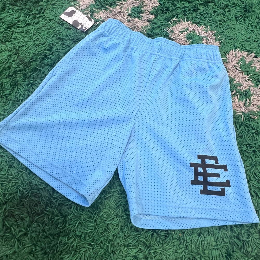Eric Emanuel Baby Blue Mesh Shorts